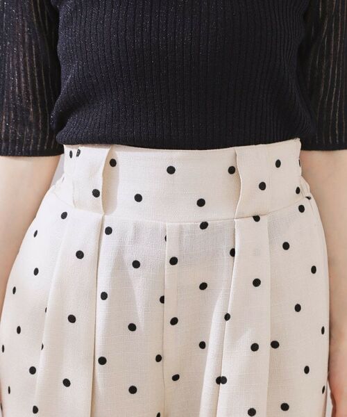 Couture Brooch / クチュールブローチ パンツ | 配色リボンドットパンツ | 詳細23