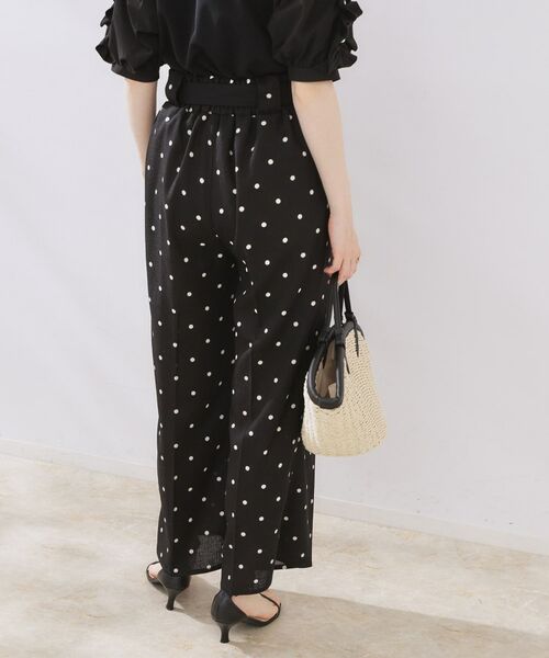 Couture Brooch / クチュールブローチ パンツ | 配色リボンドットパンツ | 詳細3