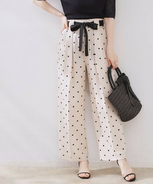 Couture Brooch / クチュールブローチ パンツ | 配色リボンドットパンツ | 詳細8