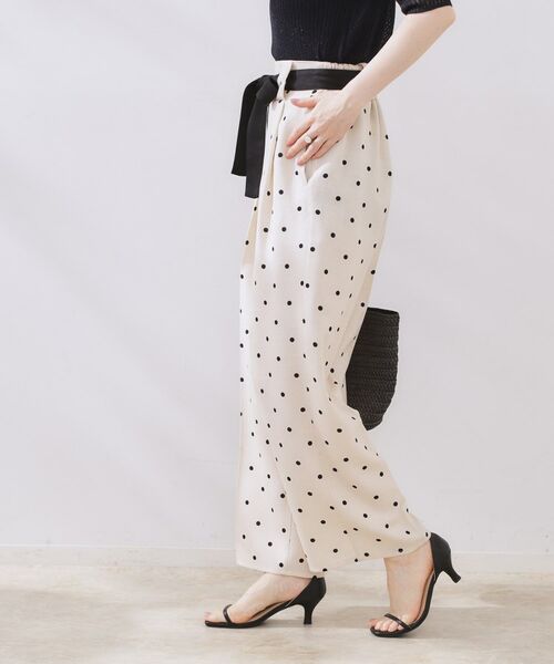 Couture Brooch / クチュールブローチ パンツ | 配色リボンドットパンツ | 詳細9