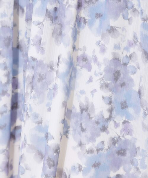 Couture Brooch / クチュールブローチ ロング・マキシ丈スカート | 【華やか・ウエストゴム】かすれプリント楊柳スカート | 詳細22