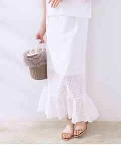 Couture Brooch / クチュールブローチ ロング・マキシ丈スカート | コットンレーススカート