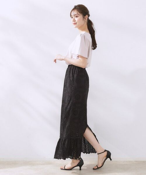 Couture Brooch / クチュールブローチ ロング・マキシ丈スカート | コットンレーススカート | 詳細12