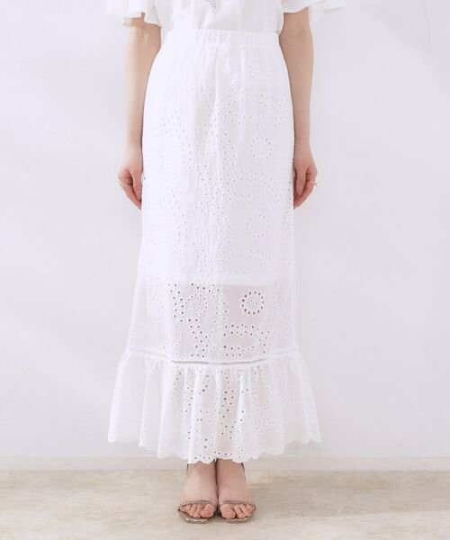 Couture Brooch / クチュールブローチ ロング・マキシ丈スカート | コットンレーススカート | 詳細15