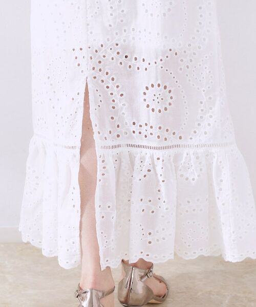 Couture Brooch / クチュールブローチ ロング・マキシ丈スカート | コットンレーススカート | 詳細20