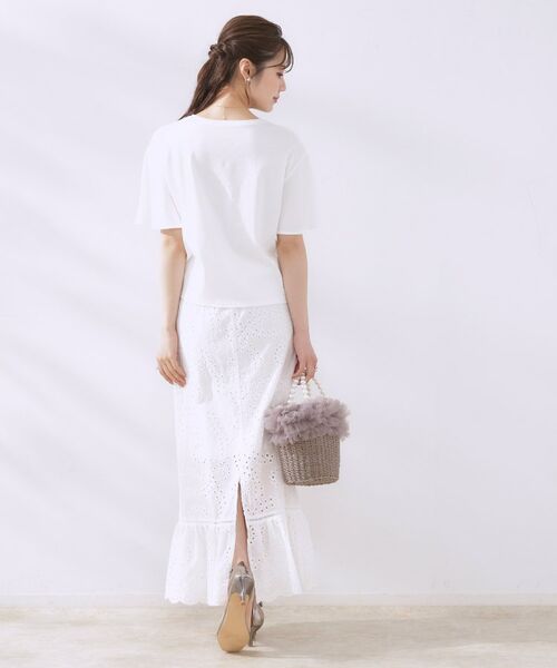 Couture Brooch / クチュールブローチ ロング・マキシ丈スカート | コットンレーススカート | 詳細6
