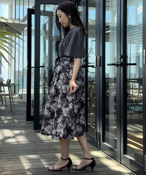 Couture Brooch / クチュールブローチ シャツ・ブラウス | 【二の腕カバー・通勤】シャーリングシアーブラウス | 詳細18