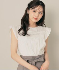 Couture Brooch / クチュールブローチ シャツ・ブラウス | 【大人可愛い・きれいめ】ランダムタックシャツブラウス