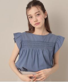 Couture Brooch / クチュールブローチ シャツ・ブラウス | 【大人可愛い・きれいめ】ランダムタックシャツブラウス