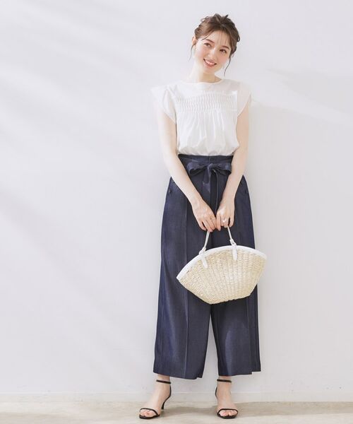 Couture Brooch / クチュールブローチ シャツ・ブラウス | 【大人可愛い・きれいめ】ランダムタックシャツブラウス | 詳細1