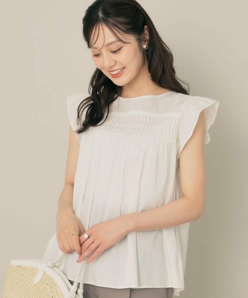 Couture Brooch / クチュールブローチ シャツ・ブラウス | 【大人可愛い・きれいめ】ランダムタックシャツブラウス | 詳細10