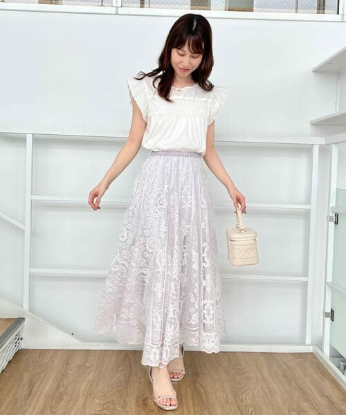 Couture Brooch / クチュールブローチ シャツ・ブラウス | 【大人可愛い・きれいめ】ランダムタックシャツブラウス | 詳細11