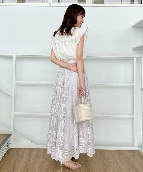 Couture Brooch / クチュールブローチ シャツ・ブラウス | 【大人可愛い・きれいめ】ランダムタックシャツブラウス | 詳細13