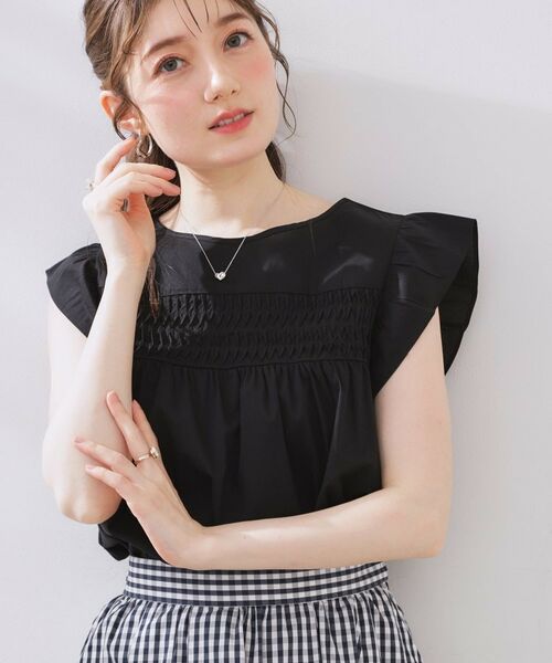 Couture Brooch / クチュールブローチ シャツ・ブラウス | 【大人可愛い・きれいめ】ランダムタックシャツブラウス | 詳細18