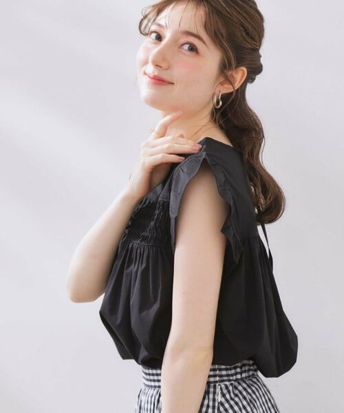 Couture Brooch / クチュールブローチ シャツ・ブラウス | 【大人可愛い・きれいめ】ランダムタックシャツブラウス | 詳細19