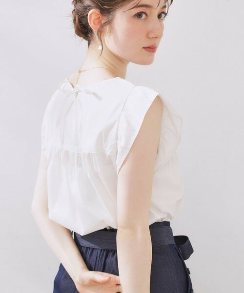 Couture Brooch / クチュールブローチ シャツ・ブラウス | 【大人可愛い・きれいめ】ランダムタックシャツブラウス | 詳細6