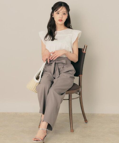 Couture Brooch / クチュールブローチ シャツ・ブラウス | 【大人可愛い・きれいめ】ランダムタックシャツブラウス | 詳細7