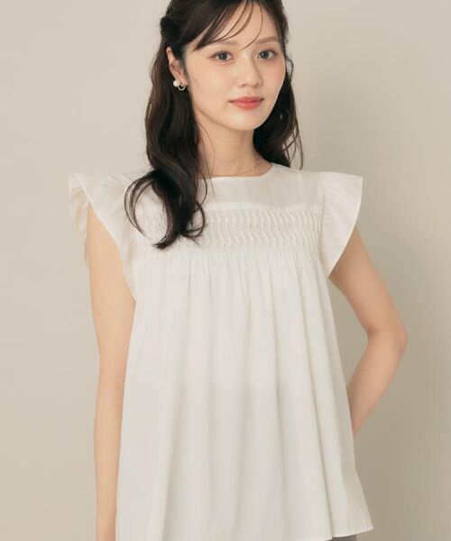 Couture Brooch / クチュールブローチ シャツ・ブラウス | 【大人可愛い・きれいめ】ランダムタックシャツブラウス | 詳細9