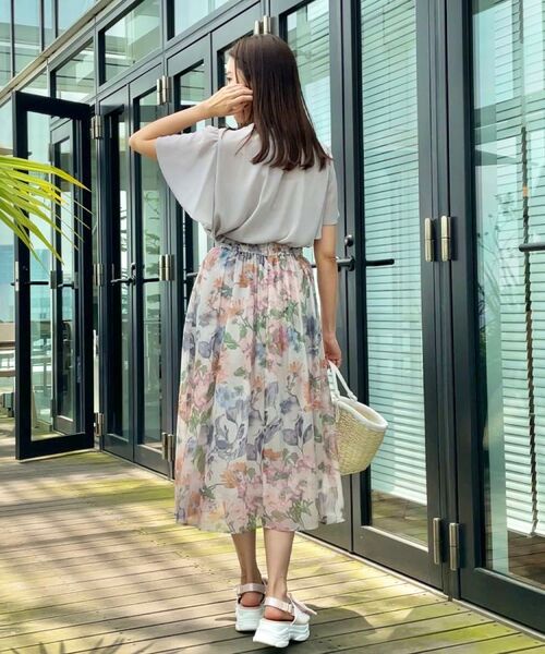 Couture Brooch / クチュールブローチ シャツ・ブラウス | 【キレイめ・通勤】前後2WAY楊柳フレアー袖ブラウス | 詳細14