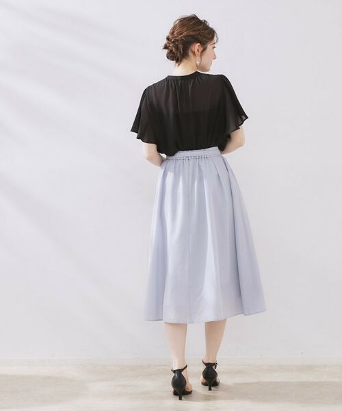 Couture Brooch / クチュールブローチ シャツ・ブラウス | 【キレイめ・通勤】前後2WAY楊柳フレアー袖ブラウス | 詳細18