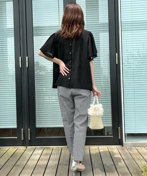 Couture Brooch / クチュールブローチ シャツ・ブラウス | 【キレイめ・通勤】前後2WAY楊柳フレアー袖ブラウス | 詳細26