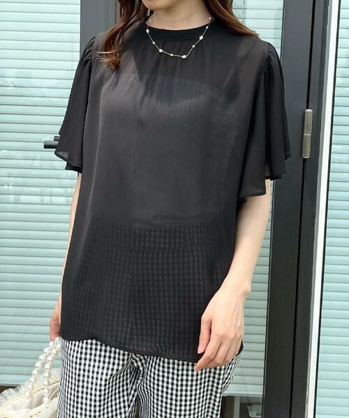 Couture Brooch / クチュールブローチ シャツ・ブラウス | 【キレイめ・通勤】前後2WAY楊柳フレアー袖ブラウス | 詳細27