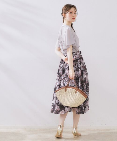 Couture Brooch / クチュールブローチ シャツ・ブラウス | 【キレイめ・通勤】前後2WAY楊柳フレアー袖ブラウス | 詳細3