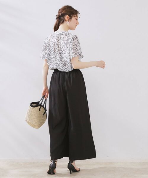 Couture Brooch / クチュールブローチ シャツ・ブラウス | 【キレイめ・通勤】前後2WAY楊柳フレアー袖ブラウス | 詳細30