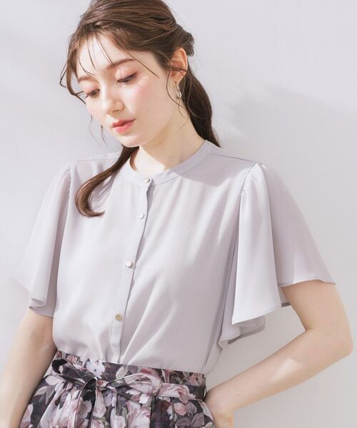 Couture Brooch / クチュールブローチ シャツ・ブラウス | 【キレイめ・通勤】前後2WAY楊柳フレアー袖ブラウス | 詳細5