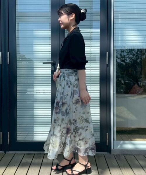 Couture Brooch / クチュールブローチ シャツ・ブラウス | 【5分袖・通勤】リボンタイ付きピコフリル5分袖ブラウス | 詳細21