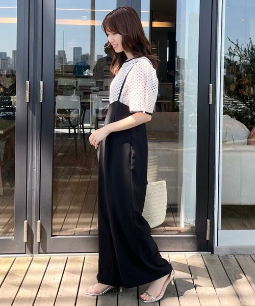 Couture Brooch / クチュールブローチ シャツ・ブラウス | 【フェミニン・二の腕カバー・通勤】サッカードットデザインブラウス | 詳細12