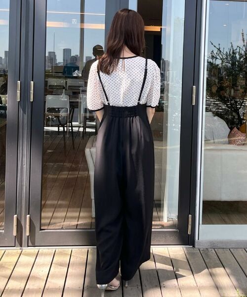 Couture Brooch / クチュールブローチ シャツ・ブラウス | 【フェミニン・二の腕カバー・通勤】サッカードットデザインブラウス | 詳細13