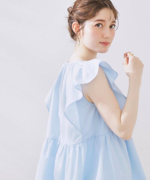 Couture Brooch / クチュールブローチ チュニック | フロントレースTCブロードチュニック | 詳細10