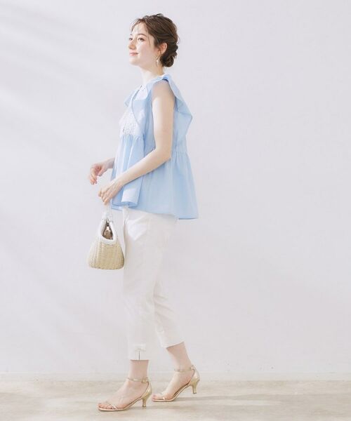 Couture Brooch / クチュールブローチ チュニック | フロントレースTCブロードチュニック | 詳細12