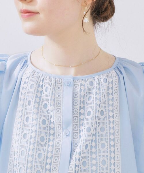Couture Brooch / クチュールブローチ チュニック | フロントレースTCブロードチュニック | 詳細18