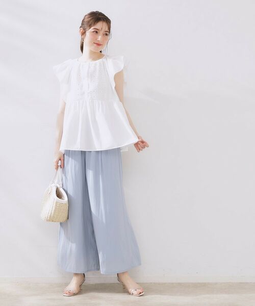 Couture Brooch / クチュールブローチ チュニック | フロントレースTCブロードチュニック | 詳細4