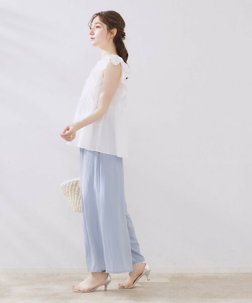 Couture Brooch / クチュールブローチ チュニック | フロントレースTCブロードチュニック | 詳細5