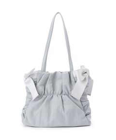 Couture Brooch / クチュールブローチ トートバッグ | シャーリングリボンナイロンバッグ