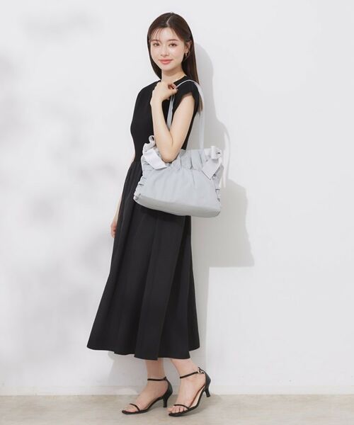 Couture Brooch / クチュールブローチ トートバッグ | シャーリングリボンナイロンバッグ | 詳細12