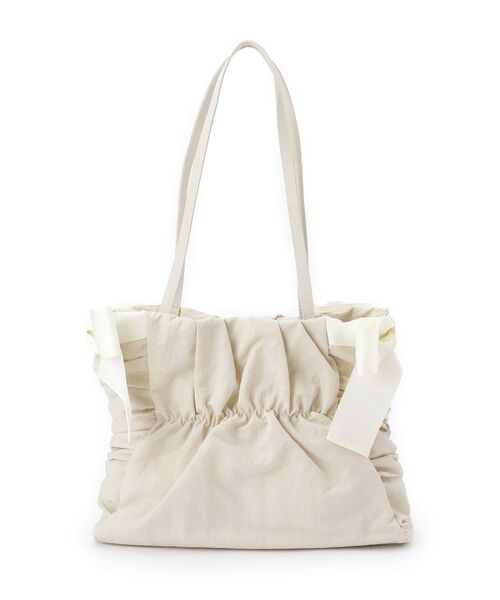 Couture Brooch / クチュールブローチ トートバッグ | シャーリングリボンナイロンバッグ | 詳細3