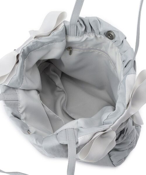 Couture Brooch / クチュールブローチ トートバッグ | シャーリングリボンナイロンバッグ | 詳細6