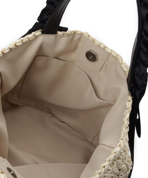 Couture Brooch / クチュールブローチ トートバッグ | ペーパー編みリボントートバッグ | 詳細8