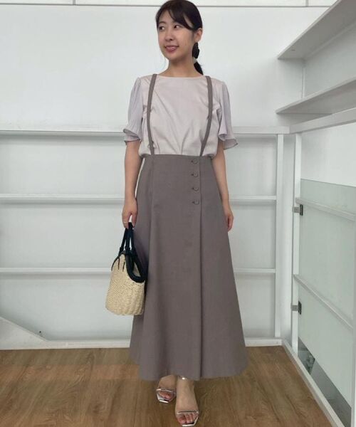 Couture Brooch / クチュールブローチ カットソー | 【接触冷感・UVカット・細見え】マジョリカシフォンスリーブトップス | 詳細21