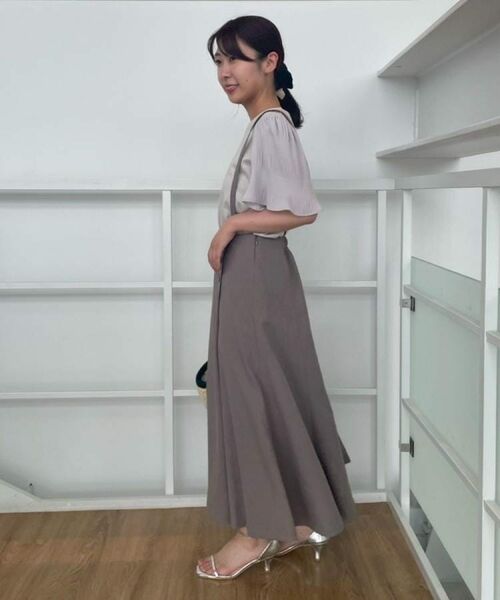 Couture Brooch / クチュールブローチ カットソー | 【接触冷感・UVカット・細見え】マジョリカシフォンスリーブトップス | 詳細22