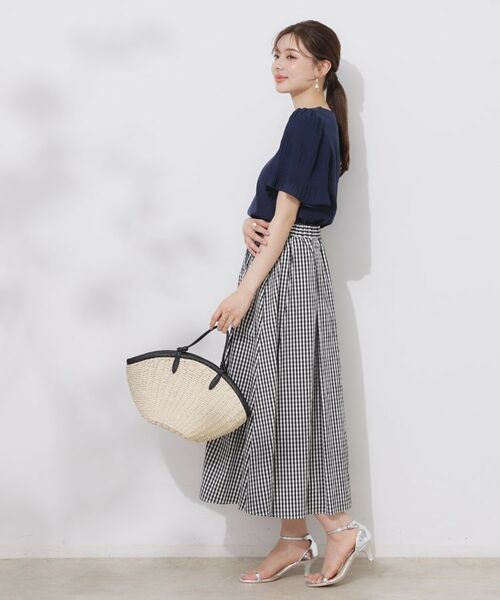 Couture Brooch / クチュールブローチ カットソー | 【接触冷感・UVカット・細見え】マジョリカシフォンスリーブトップス | 詳細25