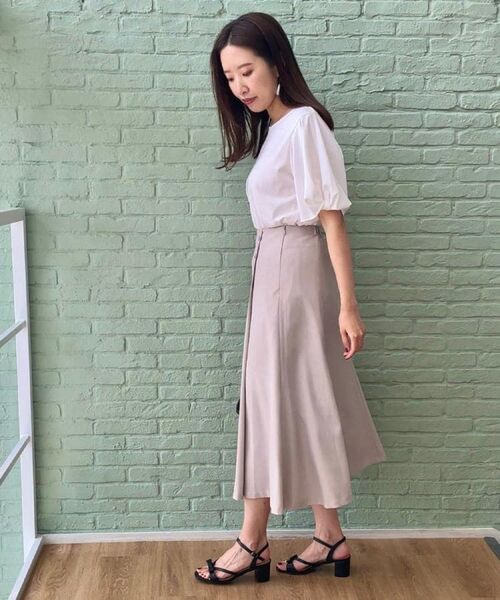 Couture Brooch / クチュールブローチ カットソー | 【接触冷感・UVカット・通勤】ねじり袖サイロコンパクト | 詳細11