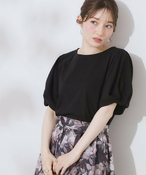 Couture Brooch / クチュールブローチ カットソー | 【接触冷感・UVカット・通勤】ねじり袖サイロコンパクト | 詳細17