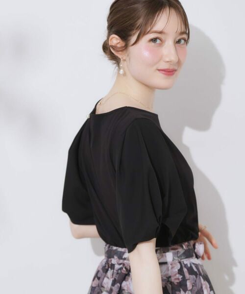 Couture Brooch / クチュールブローチ カットソー | 【接触冷感・UVカット・通勤】ねじり袖サイロコンパクト | 詳細19