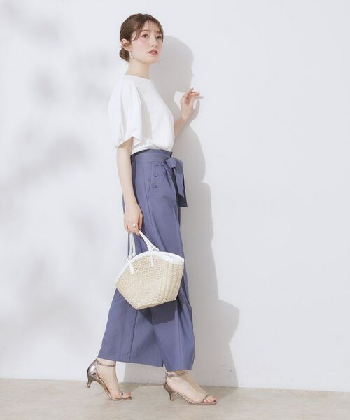 Couture Brooch / クチュールブローチ カットソー | 【接触冷感・UVカット・通勤】ねじり袖サイロコンパクト | 詳細2