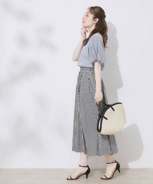 Couture Brooch / クチュールブローチ カットソー | 【接触冷感・UVカット・通勤】ねじり袖サイロコンパクト | 詳細25